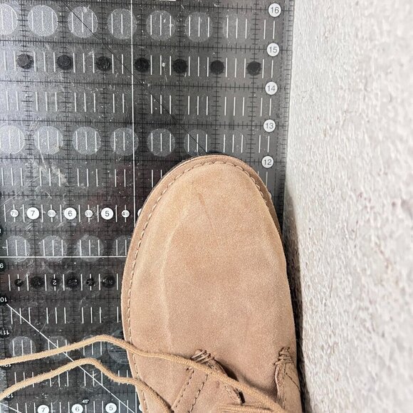 LL Bean Men Size 11 Medium Brown Tan Suede Lace Up Ankle Chukka Boot - Picture 14 of 14